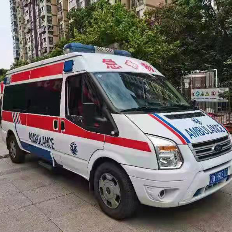 中沙长途救护车护送病人返乡